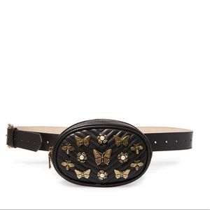NewIN Steve Madden black belt bag
